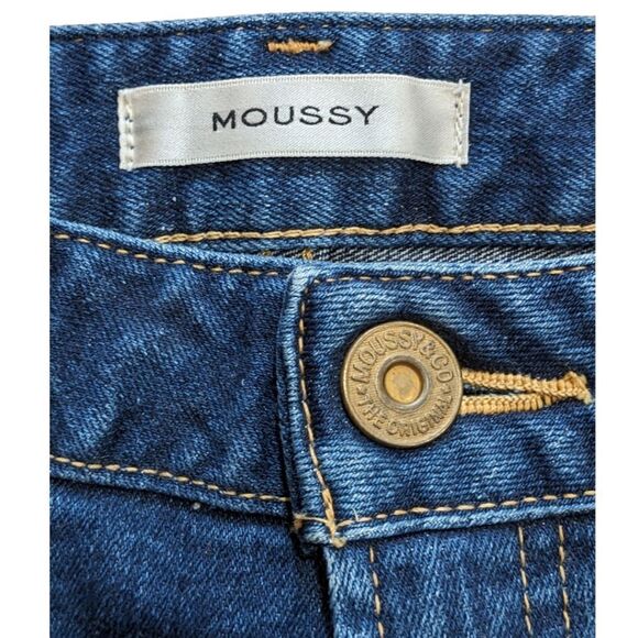 LIKE NEW MOUSSY Japan Women's Skinny Jeans Med Wash Size 25 - Picture 9 of 10